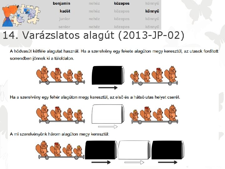 14. Varázslatos alagút (2013 -JP-02) 