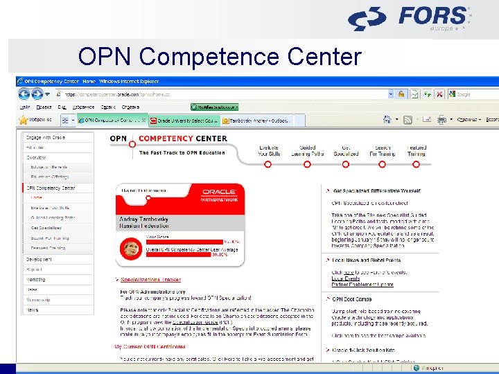 OPN Competence Center FORS EUROPE LTD. 