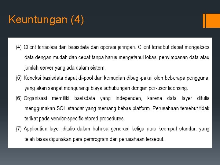 Keuntungan (4) 
