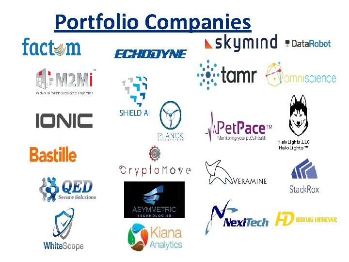 Portfolio Companies Halo. Lights, LLC |Halo. Lights™ 