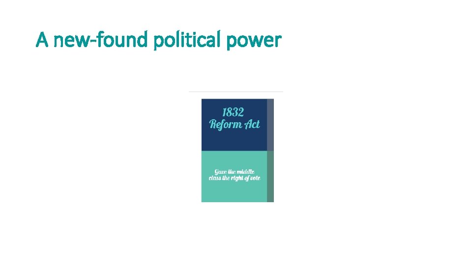 A new-found political power 