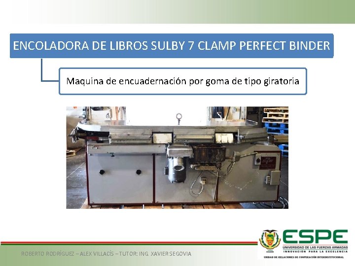 ENCOLADORA DE LIBROS SULBY 7 CLAMP PERFECT BINDER Maquina de encuadernación por goma de