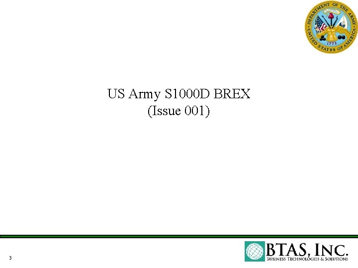US Army S 1000 D BREX (Issue 001) 3 US Army S 1000 D BREX (Issue 001) 3