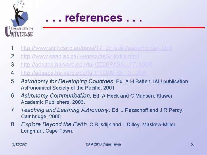 . . . references. . . 1 2 3 4 5 http: //www. atnf.