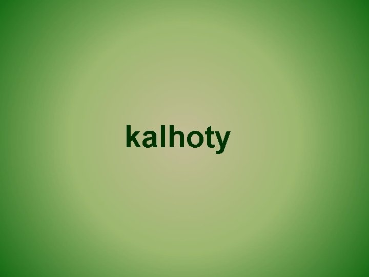 kalhoty 