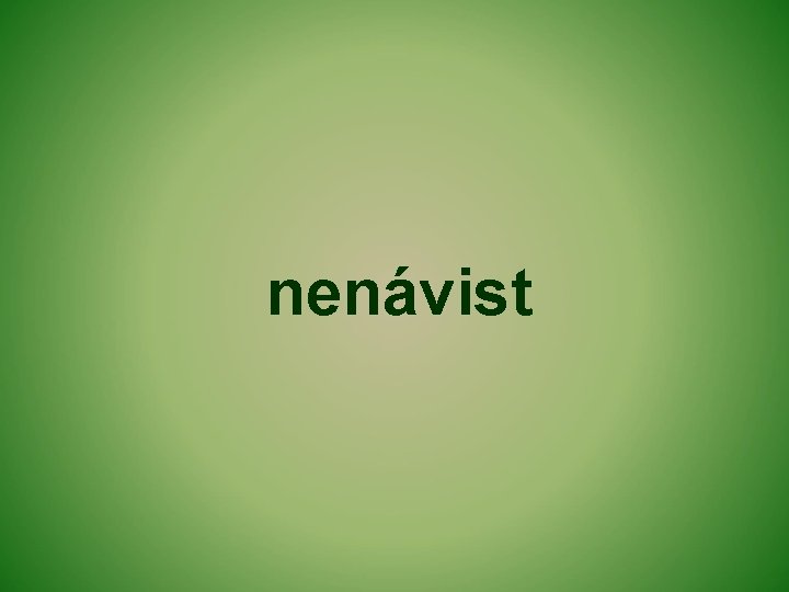 nenávist 