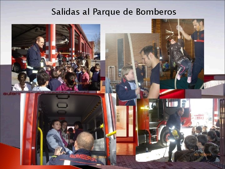 Salidas al Parque de Bomberos 