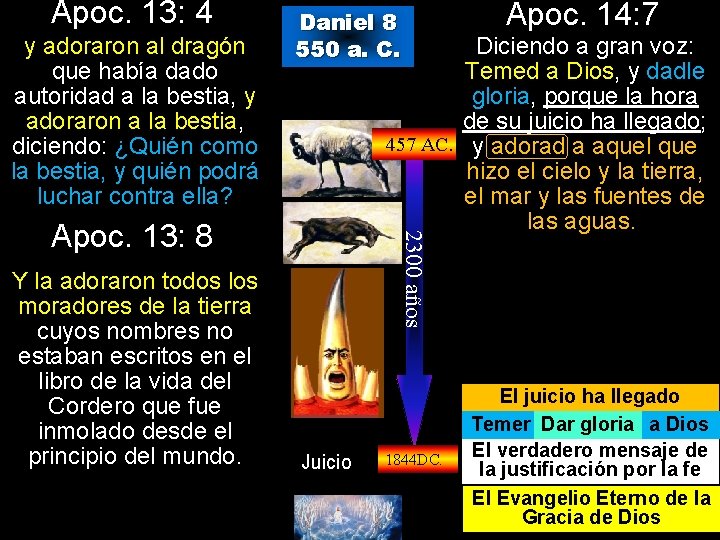 Apoc. 13: 4 y adoraron al dragón que había dado autoridad a la bestia,