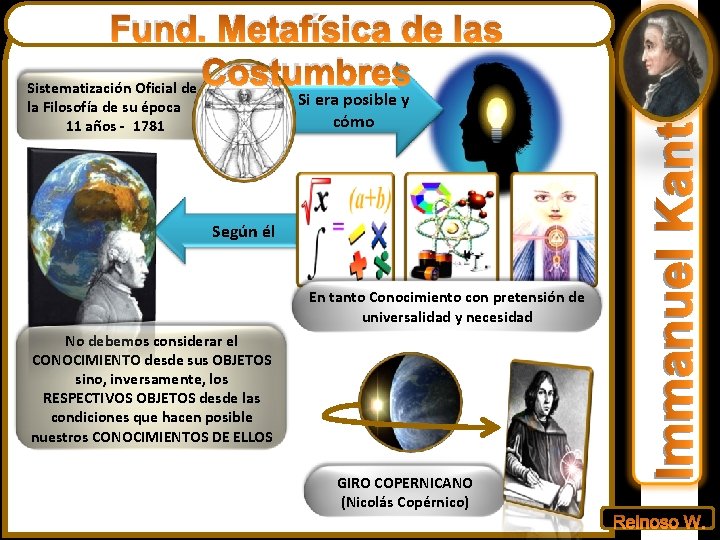 Si era posible y cómo la Filosofía de su época 11 años - 1781