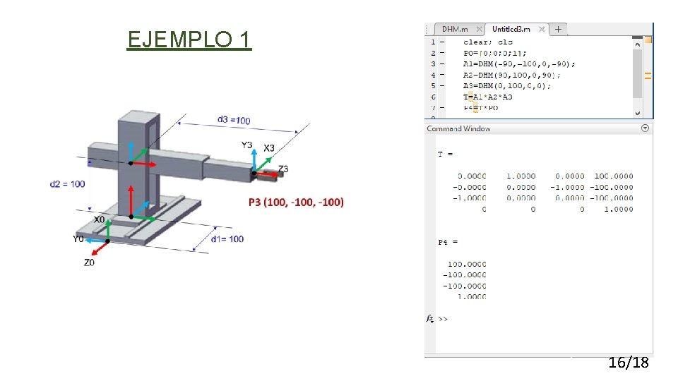 EJEMPLO 1 16/18 