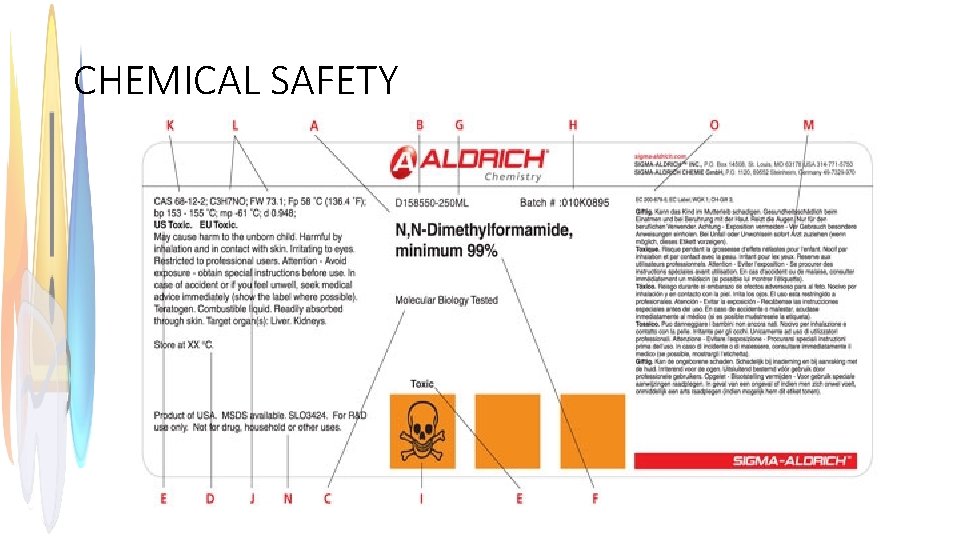CHEMICAL SAFETY 