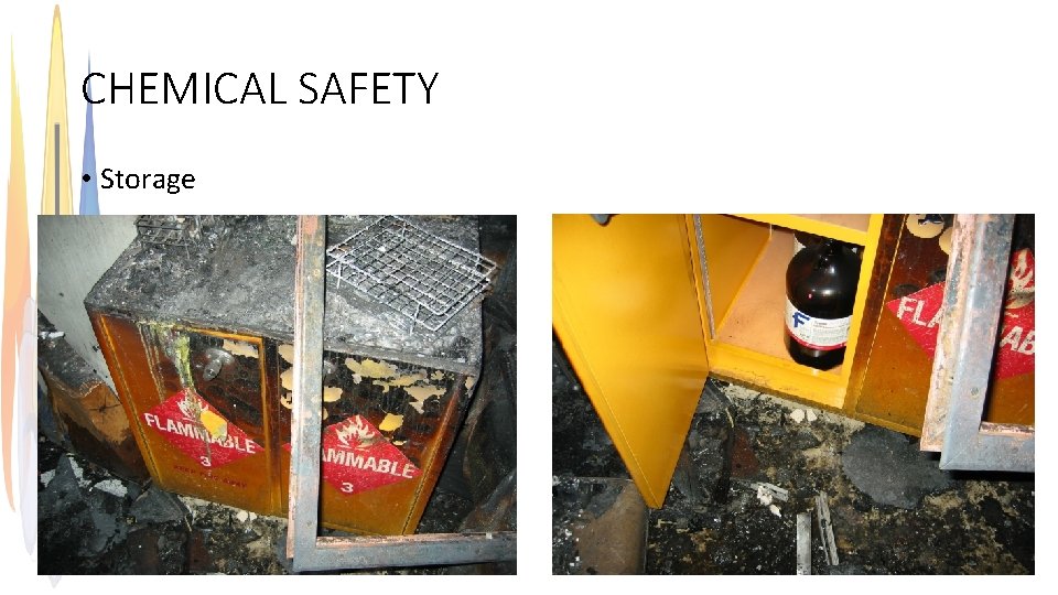 CHEMICAL SAFETY • Storage 