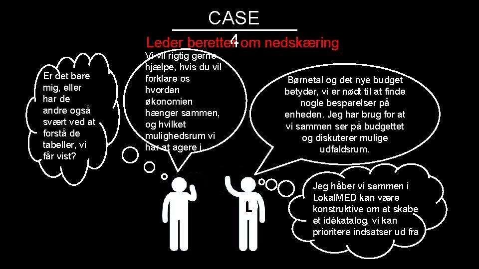 CASE Leder beretter 4 om nedskæring Er det bare mig, eller har de andre