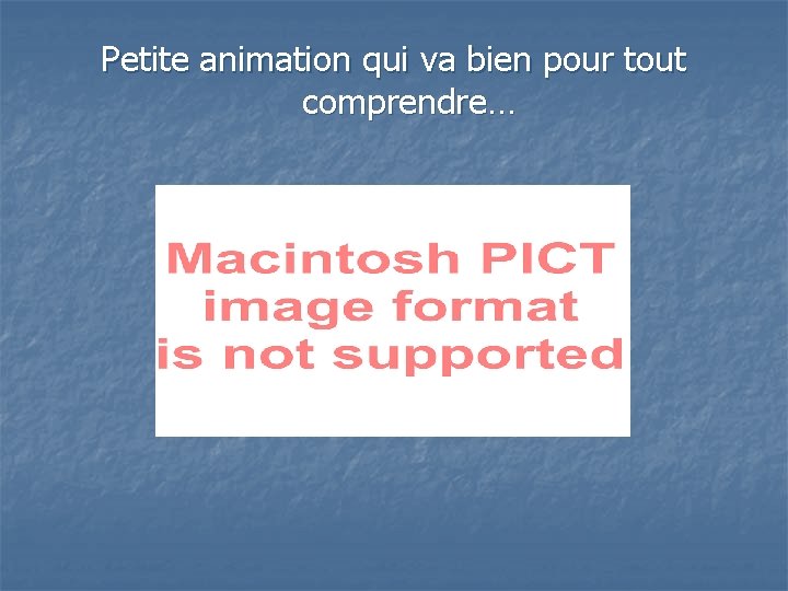 Petite animation qui va bien pour tout comprendre… 