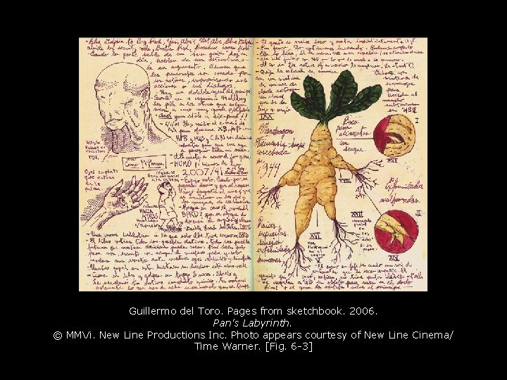 Guillermo del Toro. Pages from sketchbook. 2006. Pan's Labyrinth. © MMVi. New Line Productions