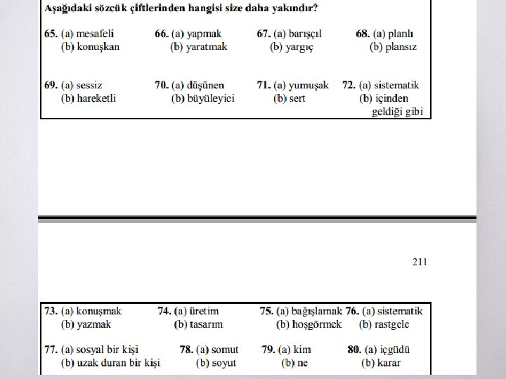 Kişilik Envanterleri 