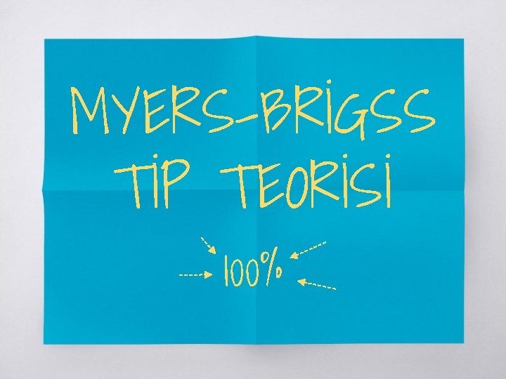 MYERS-BRİGSS TİP TEORİSİ 100% 