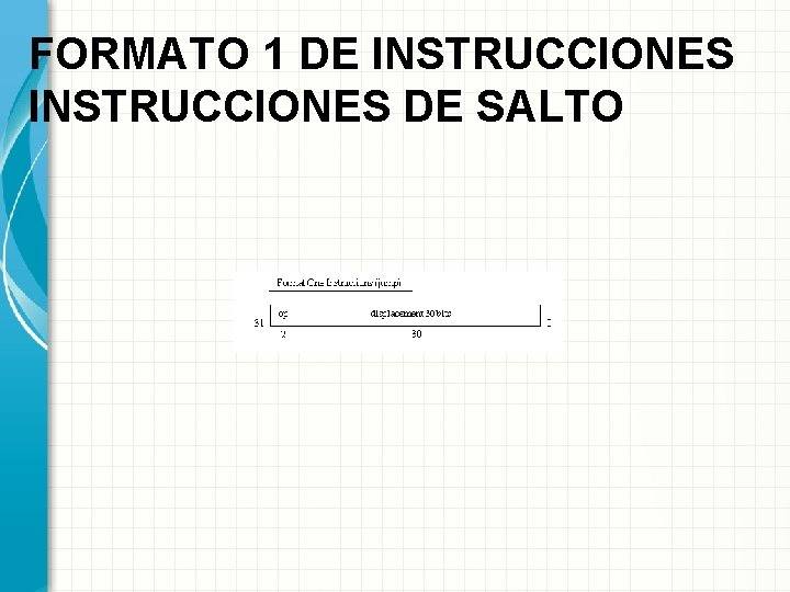 FORMATO 1 DE INSTRUCCIONES DE SALTO 