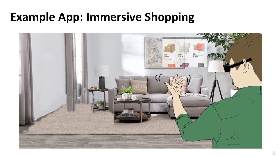 Example App: Immersive Shopping 2 