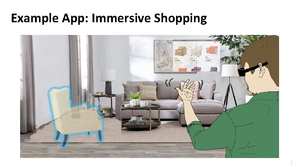 Example App: Immersive Shopping 3 