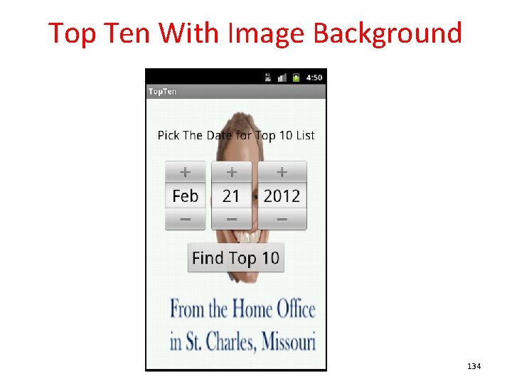 Top Ten With Image Background 134 