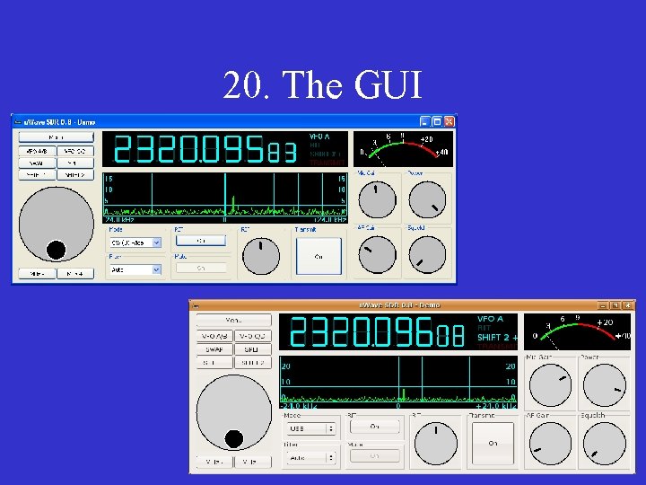 20. The GUI 