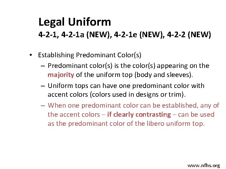 Legal Uniform 4 -2 -1, 4 -2 -1 a (NEW), 4 -2 -1 e