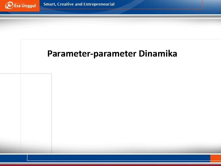 Parameter-parameter Dinamika 