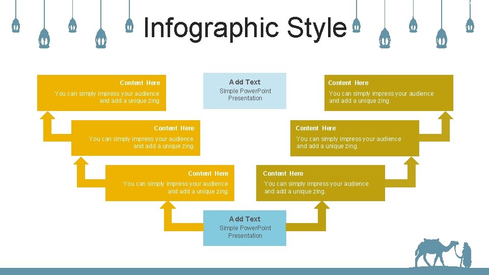 Infographic Style Add Text Content Here Simple Power. Point Presentation You can simply impress