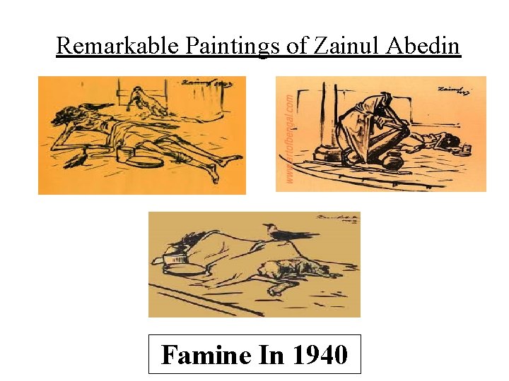 Remarkable Paintings of Zainul Abedin Famine In 1940 