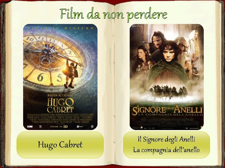Film da non perdere Hugo Cabret Il Signore degli Anelli La compagnia dell’anello 