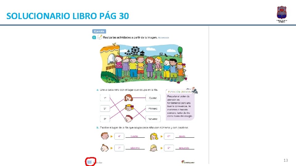 SOLUCIONARIO LIBRO PÁG 30 13 