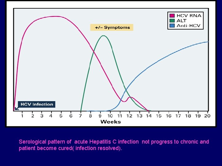 Serological pattern of acute Hepatitis C infection not progress to chronic and patient become