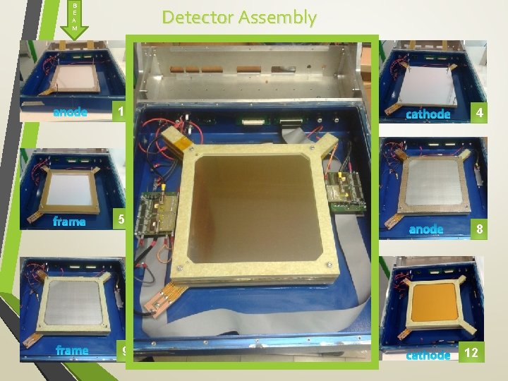 B E A M Detector Assembly 1 2 5 6 9 10 3 4