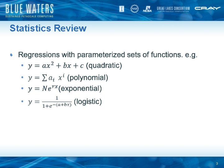 Statistics Review • 3 