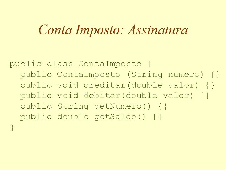 Orientao a Objetos e Java Graduao em Cincia