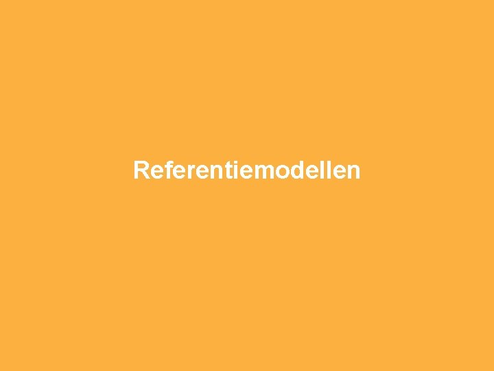 Referentiemodellen 