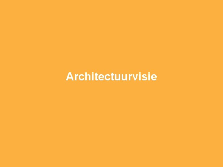 Architectuurvisie 