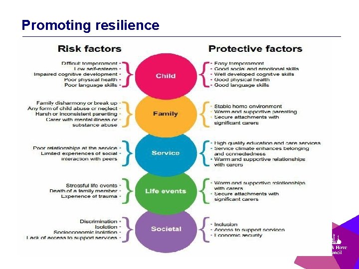 Promoting resilience 