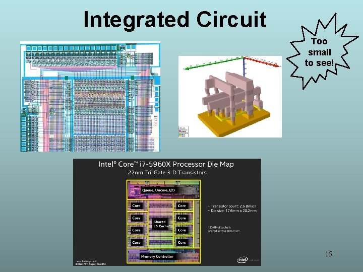 Integrated Circuit Too small to see! 15 