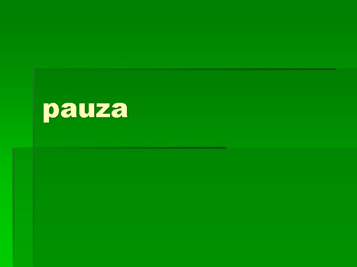 pauza 