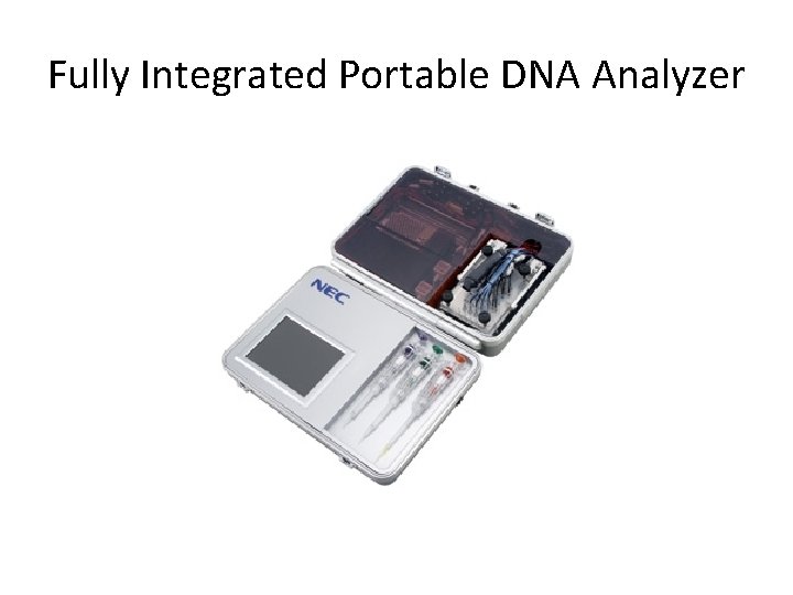 Fully Integrated Portable DNA Analyzer 