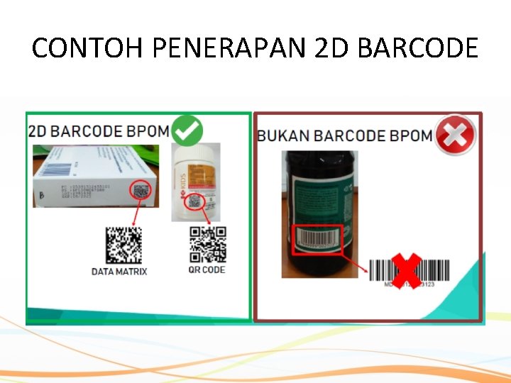 CONTOH PENERAPAN 2 D BARCODE 