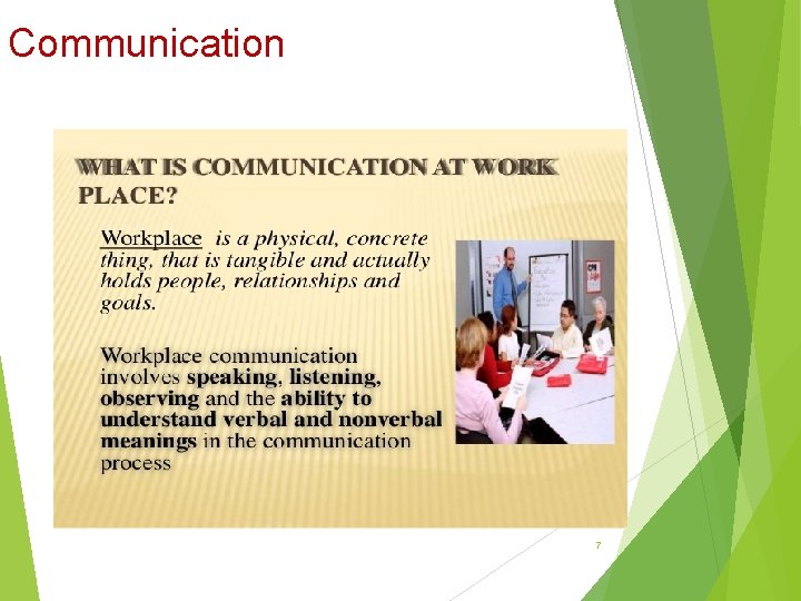 Communication 7 