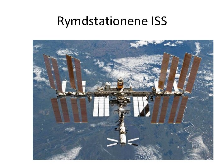 Rymdstationene ISS 
