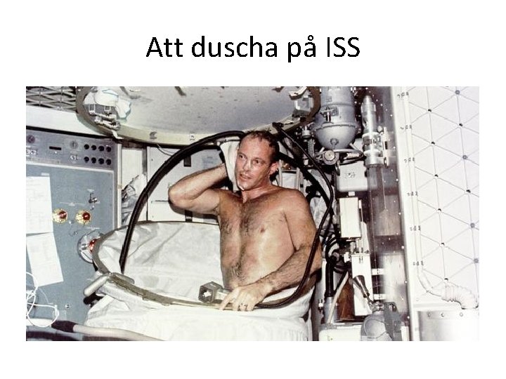 Att duscha på ISS 