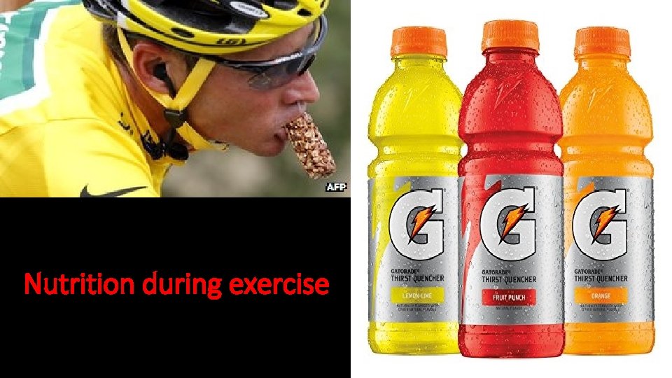 Nutrition during exercise 