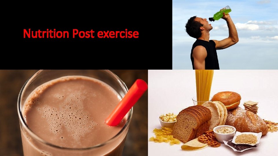 Nutrition Post exercise 