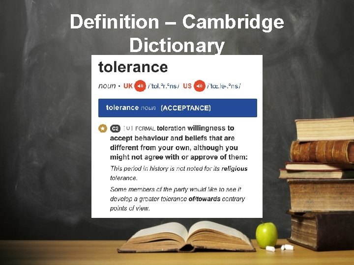 Definition – Cambridge Dictionary 