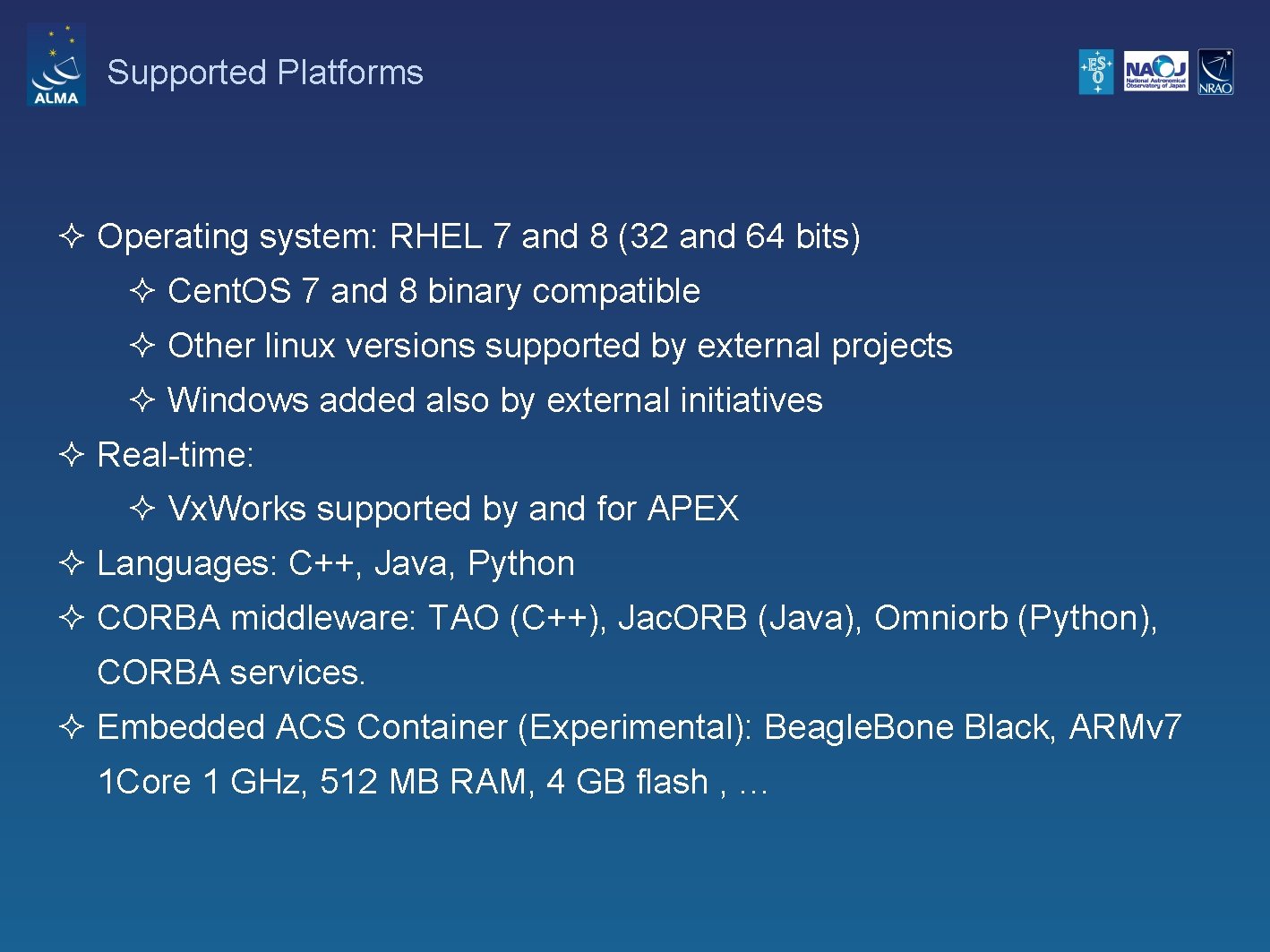 Supported Platforms ² Operating system: RHEL 7 and 8 (32 and 64 bits) ²